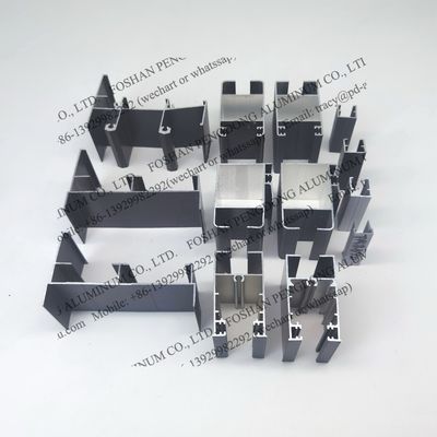 Сдвижные окна Алюминиевые профили для Кот-д'Ивуара Серебро анодированное и покрытое порошком Бронзовый и блестящий серый