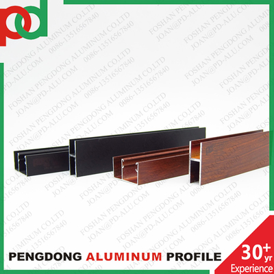 Алюминиевый U-образный профиль с текстурой дерева для перил, перголы, балкона, ограждений, экспортируемый в Южную Америку